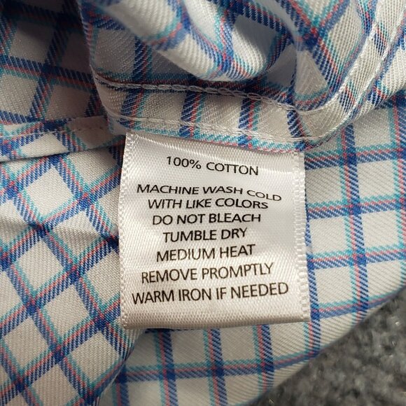 UNTUCKit Delaney WF Shirt Mens LT Tall Regular Multicolor Check Button Up New - Picture 7 of 10